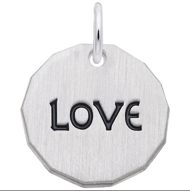 Sterling Silver Love Charm