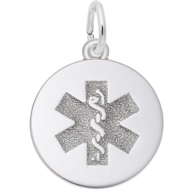 Sterling Silver Medic Charm