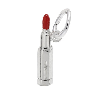 Sterling Silver 3D Lipstick Charm