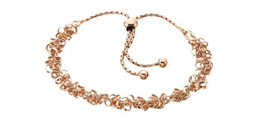 Rose Gold Plated Adjustable Bracelet