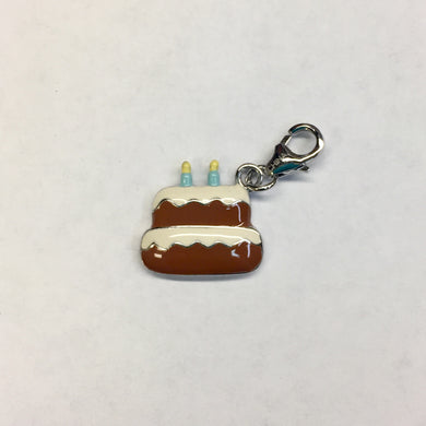 Birthday Cake Enamel Charm