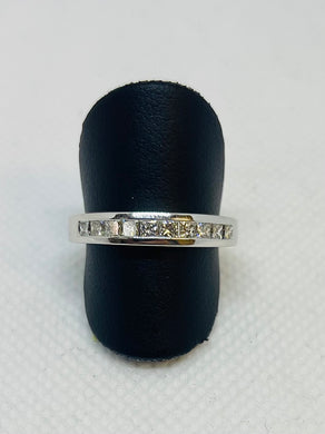 Princess Cut Diamond Band