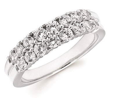 14K White Gold 1ct Diamond Band