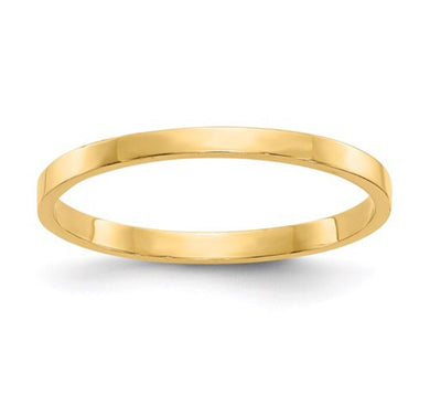 Flat Band Baby Ring