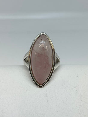 Marquise Rose Quartz Ring