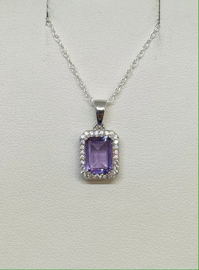 Halo Amethyst Necklaces