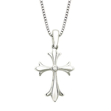 Flare Cross Necklace