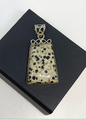 Dalmatian Jasper Pendant