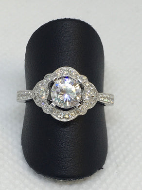 Vintage Style Engagement Ring