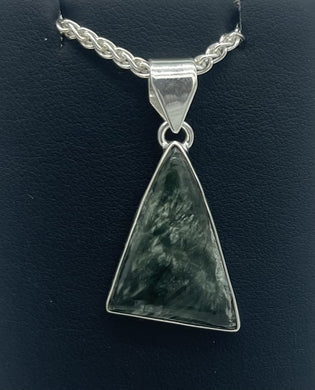 Serpentine Triangular Pendant