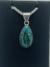 Load image into Gallery viewer, Azurite Pear Pendant
