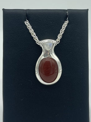 Carnelian & Moonstone Pendant