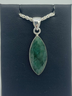 Marquise Emerald Pendant